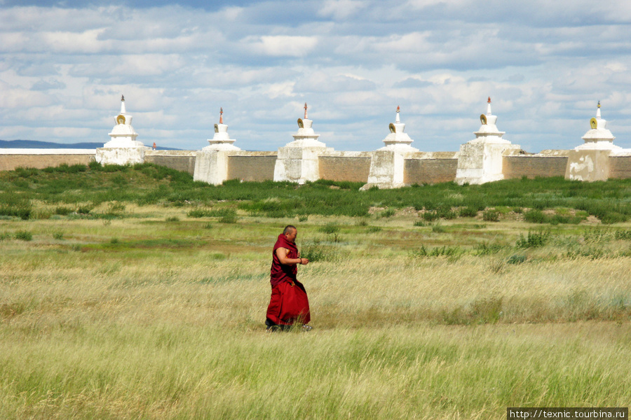 Стены монастыря Каракорум, Монголия