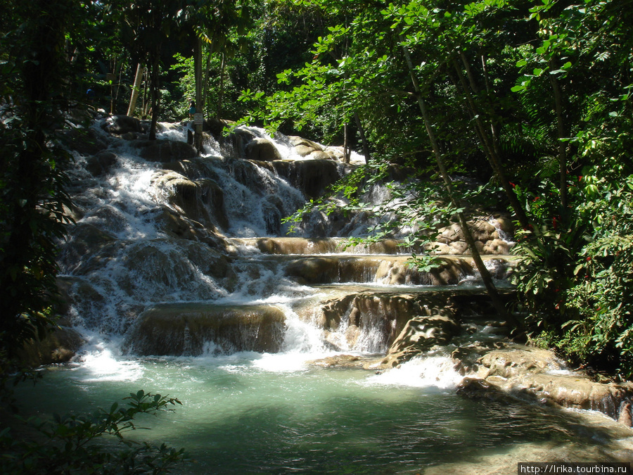 Водопады Dunn's River Falls Очо-Риос, Ямайка