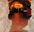 Дегустационный зал закарпатских вин находится в подземелье.