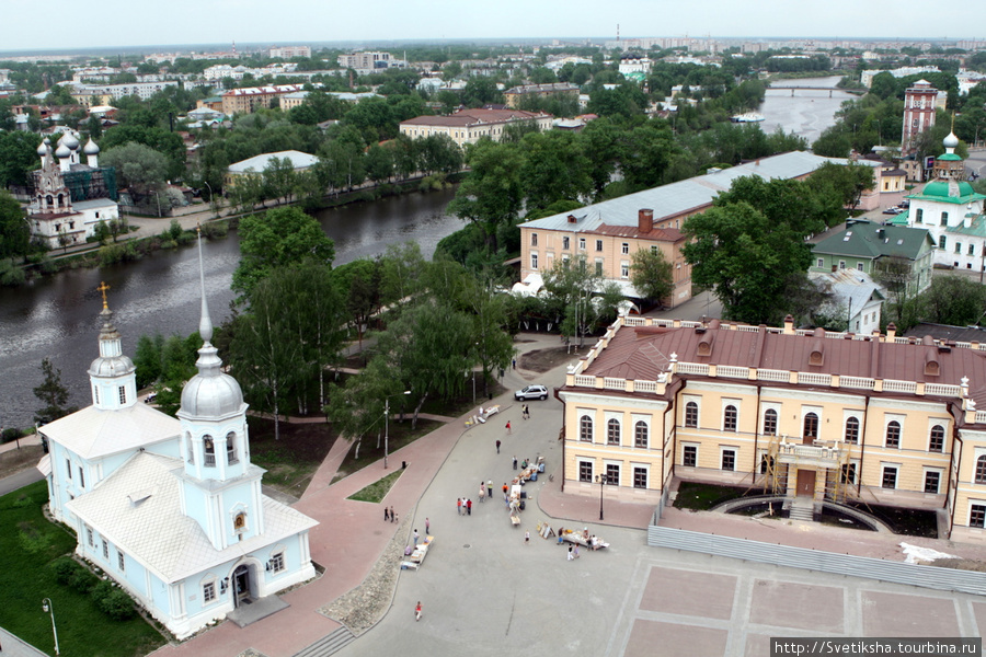 Вид с колокольни Вологда, Россия