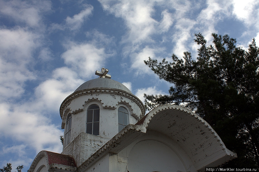 Kassiteres,мoнастырь св.Дмитрий Основан в 1856(8)г. Северные Эгейские острова, Греция