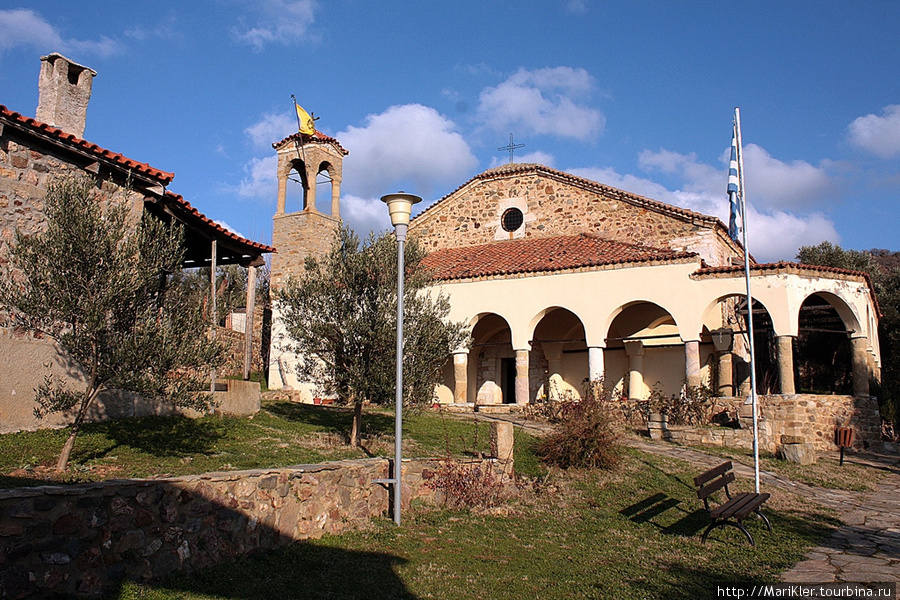 Kassiteres,мoнастырь св.Дмитрий Основан в 1856(8)г. Северные Эгейские острова, Греция