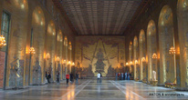 Золотой зал в Ратуше, где проходит бал