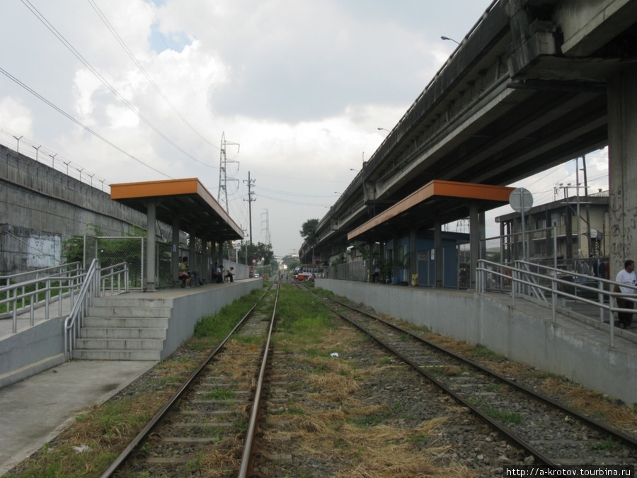Манила железнодорожная: поезда и ж.д.рикши! Манила, Филиппины
