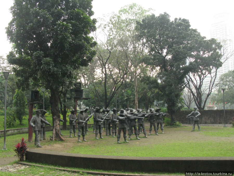 Расстрельный монумент: в центре Манилы Манила, Филиппины