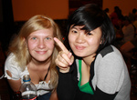моя подруга Кристина из России и Linkin из Вьетнама.
