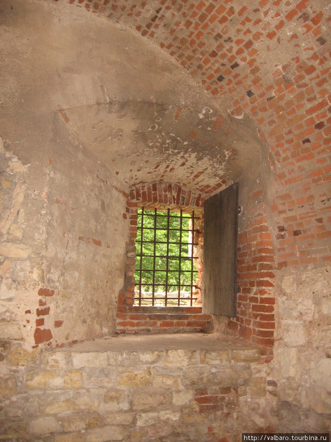 камера (замок использовался под тюрьму) Хшанув, Польша