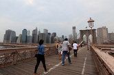 вид с моста на Манхэттен