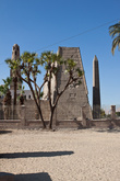 Луксорский храм находится прям в центре