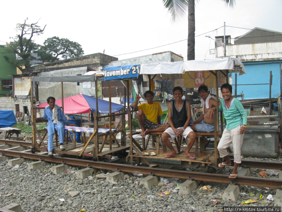 Железнодорожная тележка на подшипниках Манила, Филиппины