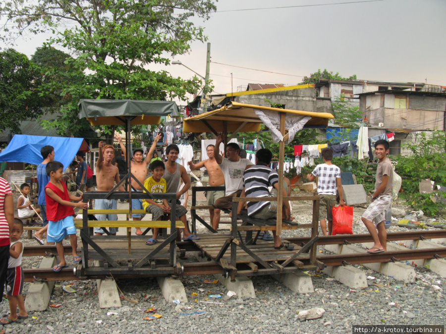 Железнодорожная тележка на подшипниках Манила, Филиппины
