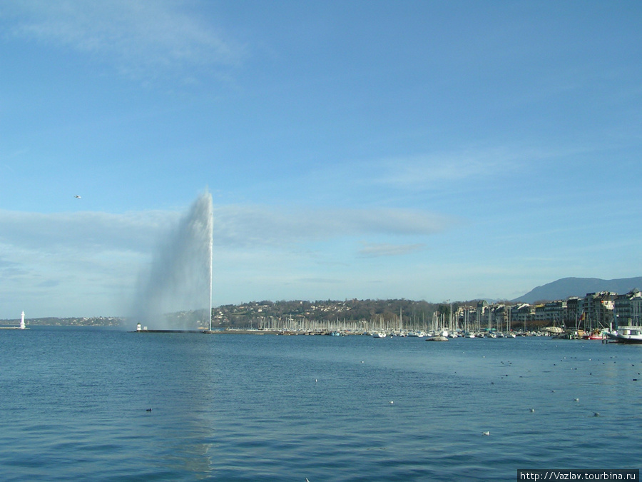 Чарующая панорама Женева, Швейцария