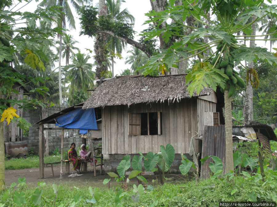 Жилые дома в деревнях Котабато, Филиппины