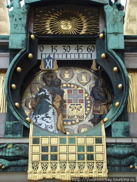 Часы на Хоэр-Маркт Вена, Австрия