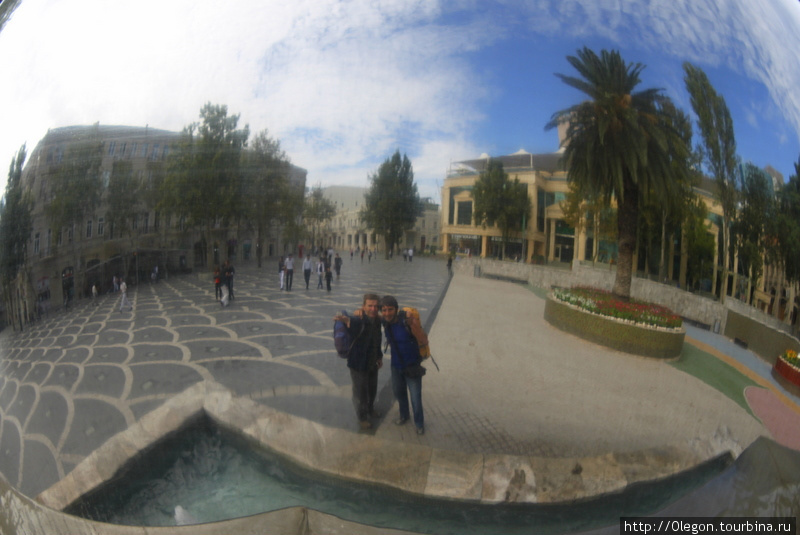 Центр азербайджанской столицы Баку, Азербайджан