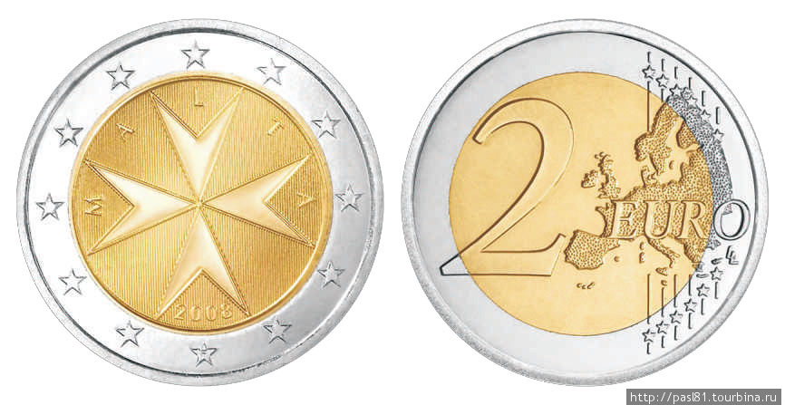 Мальта. 2 евро