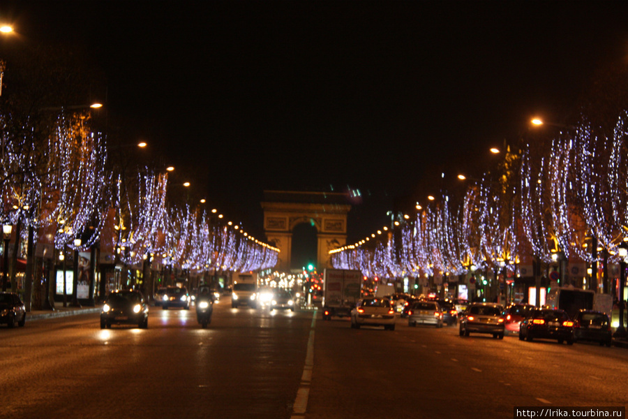 Новогодний Париж Париж, Франция