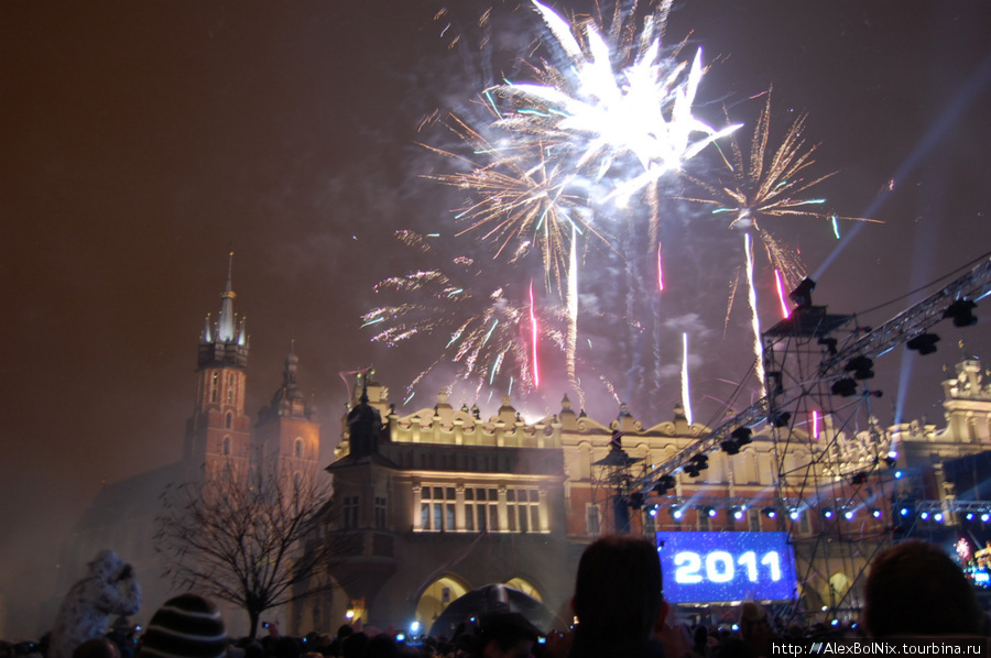 Новый год в Кракове Краков, Польша