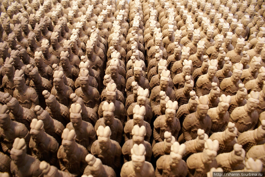 Глиняная армия Сиань, Китай
