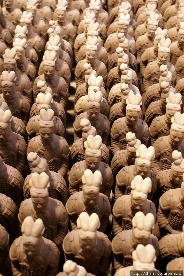 Глиняные солдаты Сиань, Китай
