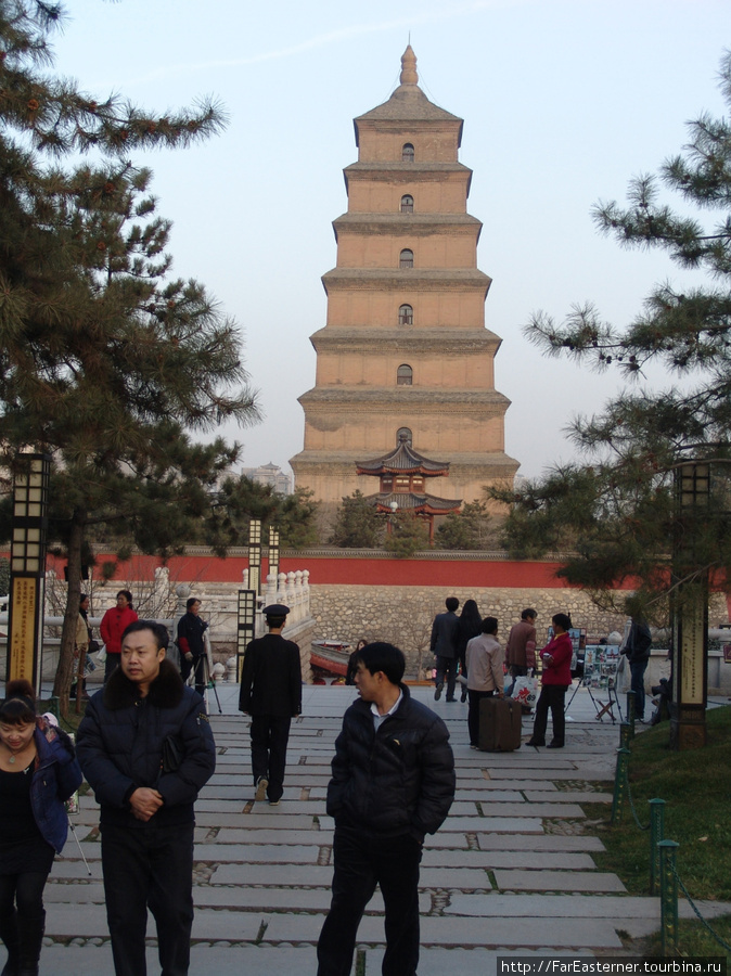 Пагода Большого Гуся в Сиане Сиань, Китай