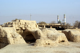 Мечеть и руины древнего города Гаочан возле Турфана