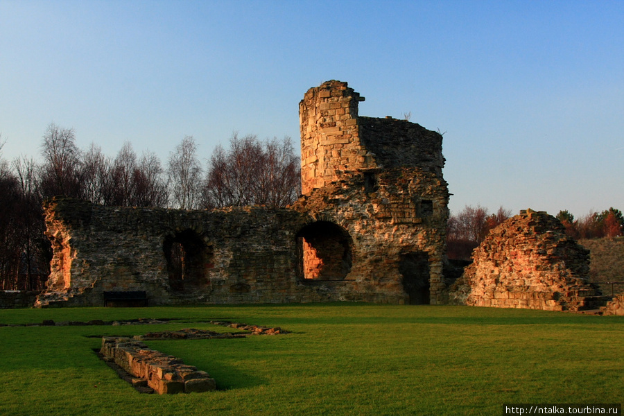 Флинт и крепость во Флинте Флинт, Великобритания