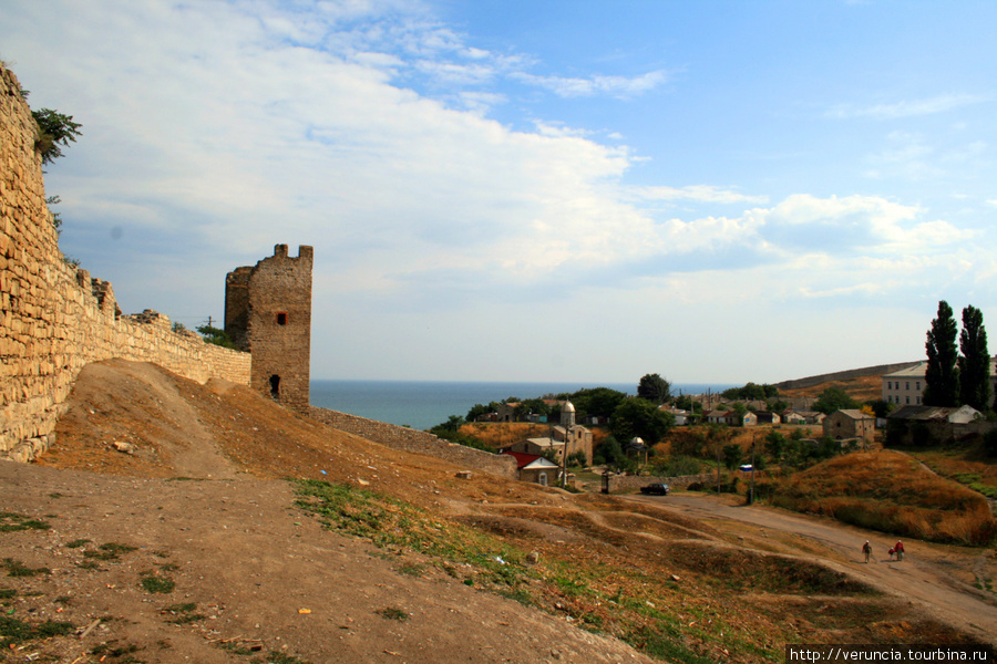 Генуэзская крепость в Феодосии. Республика Крым, Россия