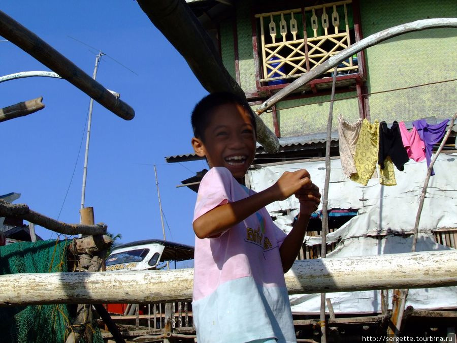 Просто счастливый человек Пуэрто-Принсеса, остров Палаван, Филиппины