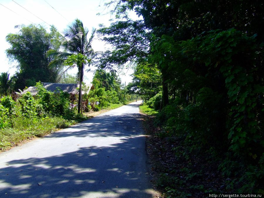 Дорога в деревню Пуэрто-Принсеса, остров Палаван, Филиппины