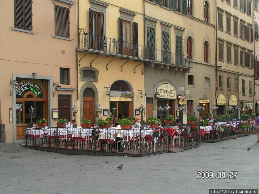 Так выглядят ресторанчики Флоренция, Италия