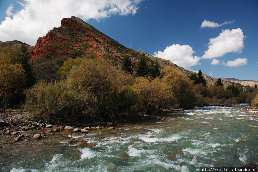 Река Джеты-Огуз Иссык-Кульская область, Киргизия