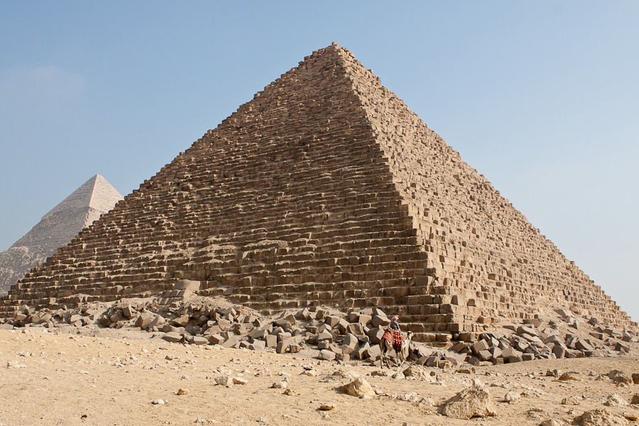 2 великие пирамиды — Микерина и Хефрена Гиза, Египет