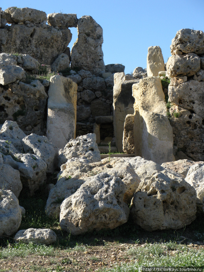 Мегалитический храм Джгантия на о. Гозо Остров Мальта, Мальта