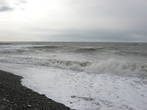 На Чёрном море в Лазаревском февраль 2011