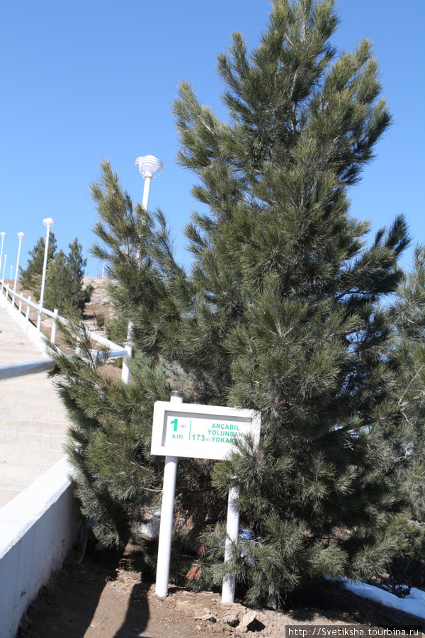 Тропа здоровья вдоль горного хребта Ашхабад, Туркмения