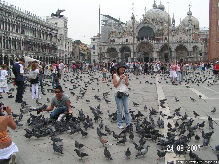 Праздный народ Венеция, Италия