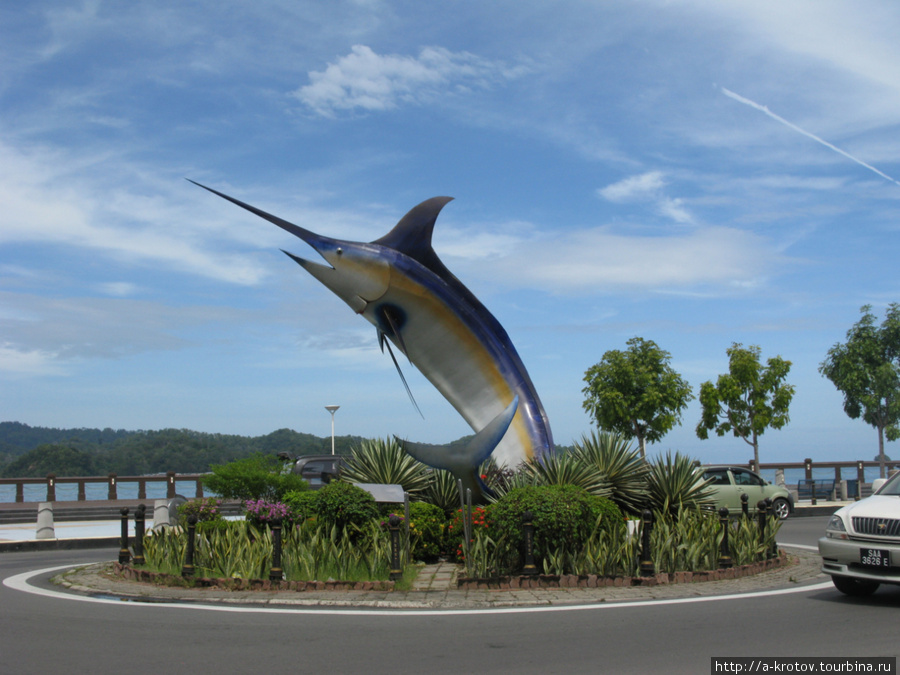 Статуя дельфина Кота-Кинабалу, Малайзия