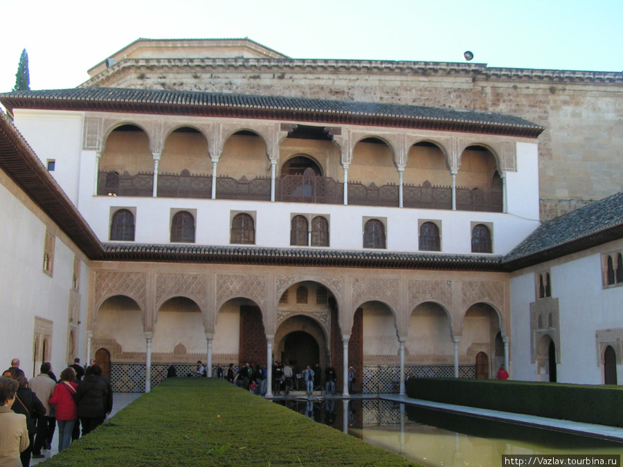 Внутри дворца Гранада, Испания