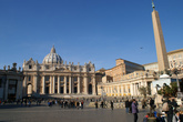 На площади Святого Петра в Ватикане