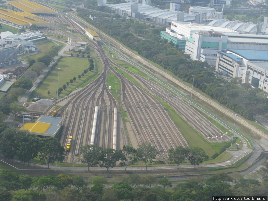 Депо  (вид с воздуха) Сингапур (город-государство)