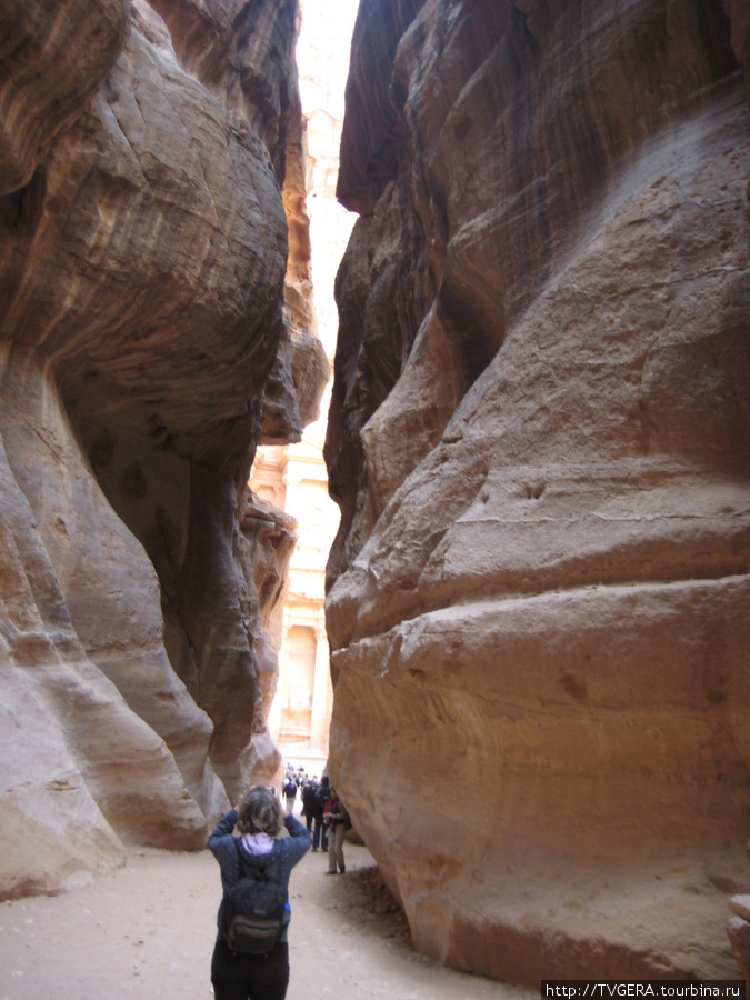 Поцелуй скал в ущелье Сик. Иордания