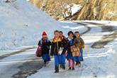 Школьники в Бахчесарае.