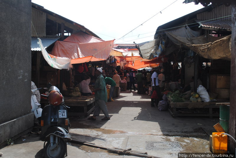 Рынок Стоун-Тауна Остров Занзибар, Танзания