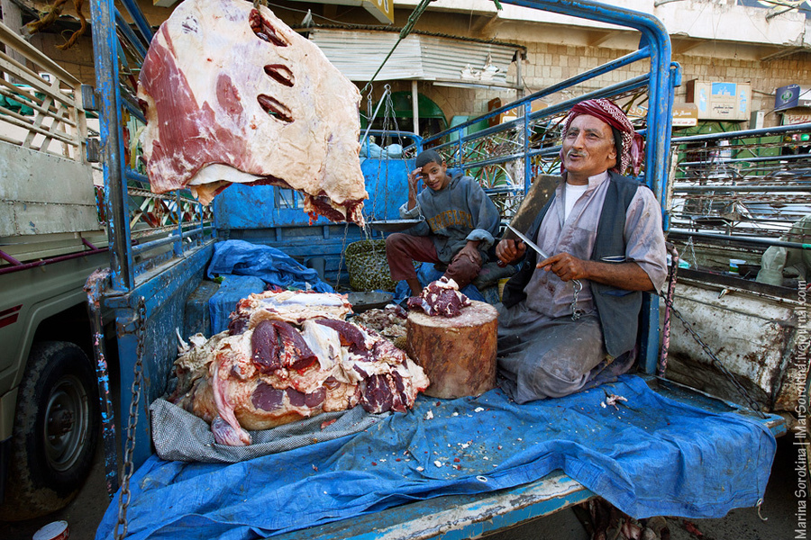 Субботний рынок в Манахе Манаха, Йемен