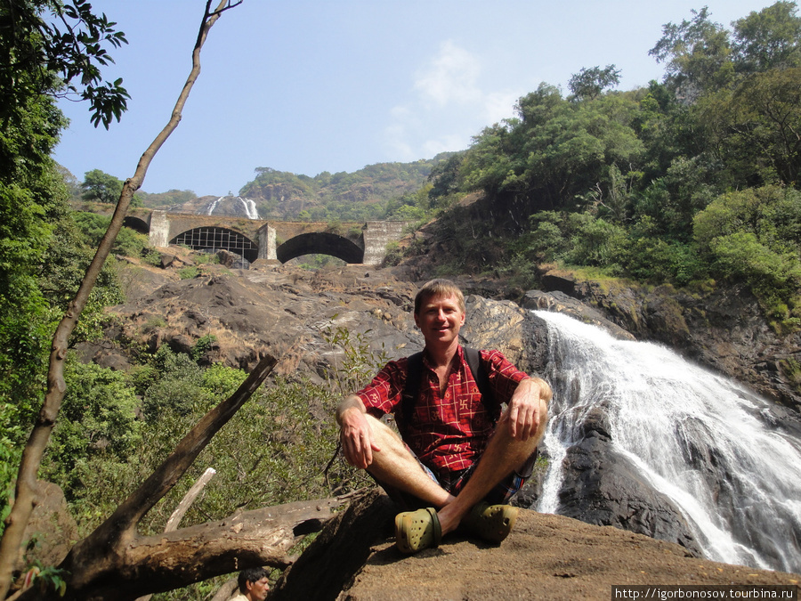 Водопад как водопад. Штат Гоа, Индия