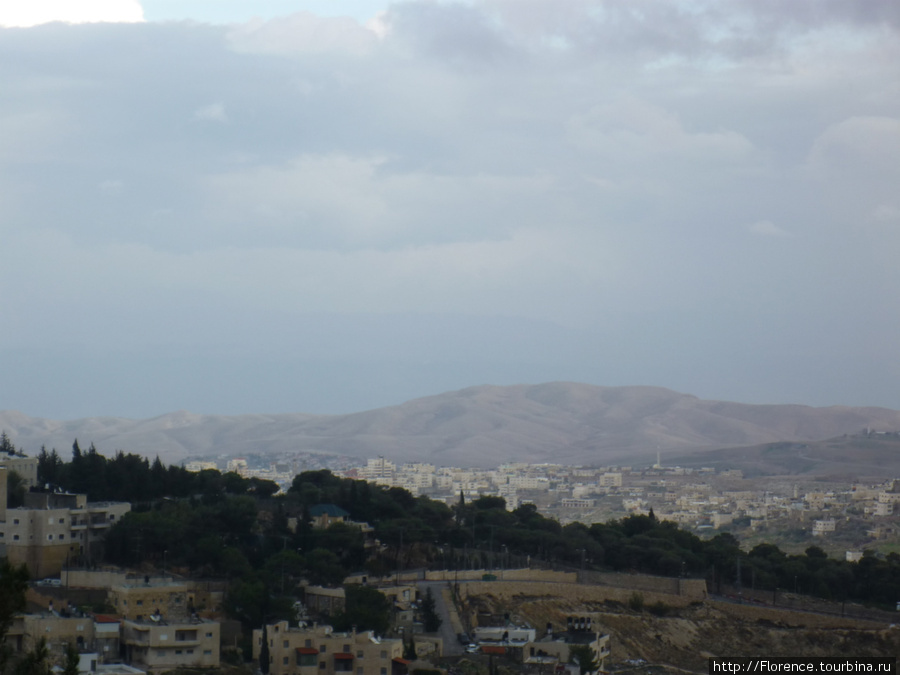 Вид на Восточный Иерусалим и горы Иерусалим, Израиль