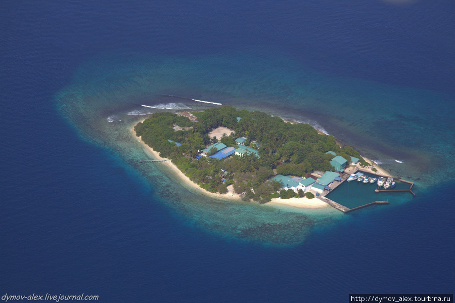 Атоллы, вид сверху Мальдивские острова