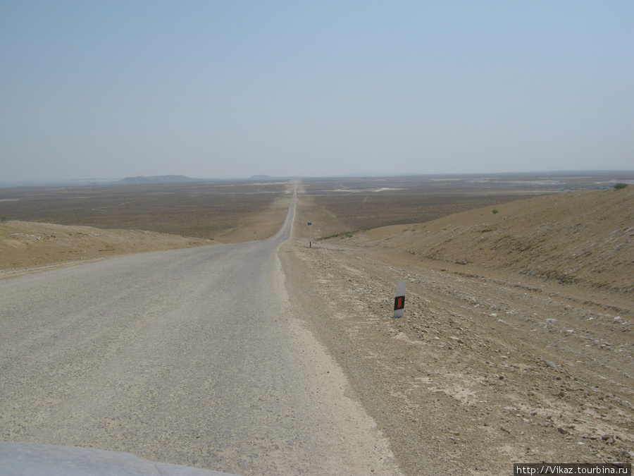 Дорога Полуостров Мангышлак, Казахстан