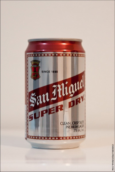 San Miguel Extra Dry
Тип: lager
Крепость: 5 %
Стоимость: 34 песо
Комментарий: неплохое пиво, на вкус сильно напоминает наше окское.
Пить отлично с какой-нибудь сильно соленой закуской. Немного сладковато.
Рейтинг: 5 Филиппины